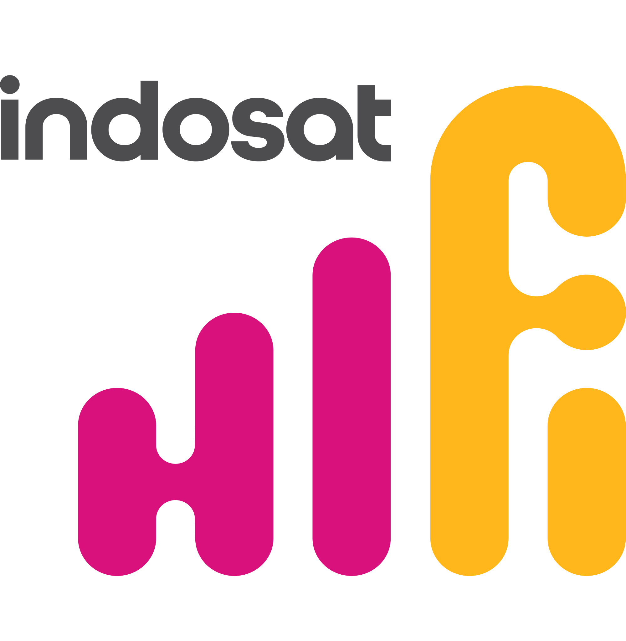 Indosat HiFi Logo Background